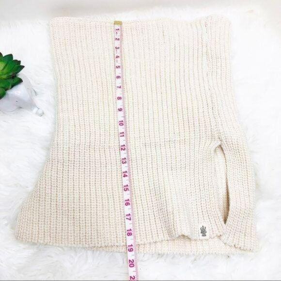 Nirvana Designs Rib Neck Warmer Handmade Merino Wool Knit Ivory from Nepal NWT - Picture 5 of 11